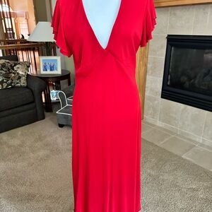 Moda International Vibrant Red Dress